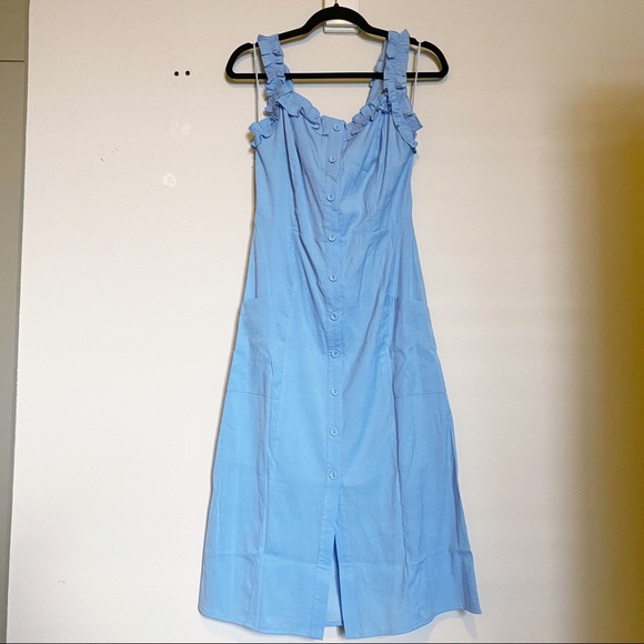 Lost + Wander Bella Ruffle Midi Dress - Picture 2 of 5